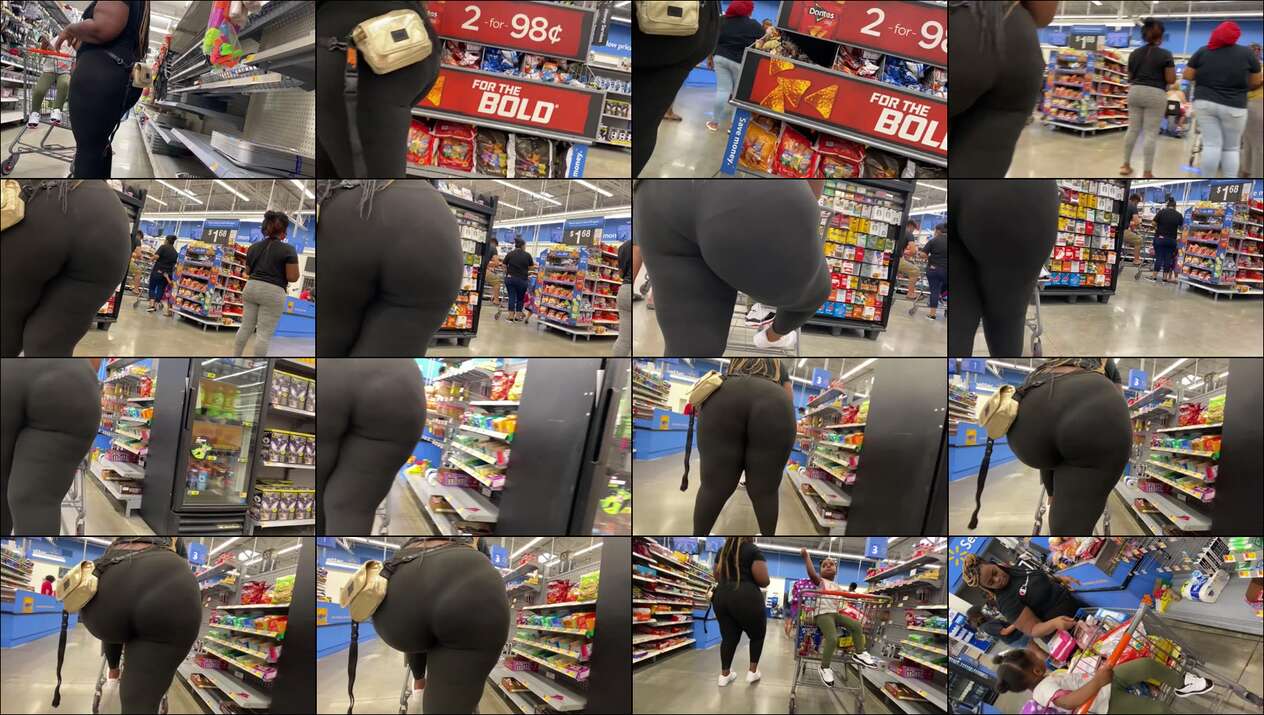 crazy hamhock phat ass bbw ebony mom in black tights vpl