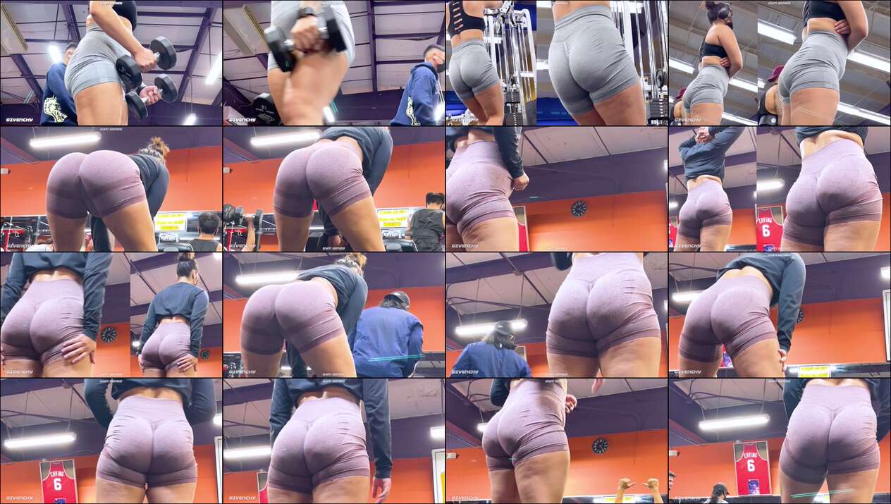 mouthwatering ass on this gym beauty