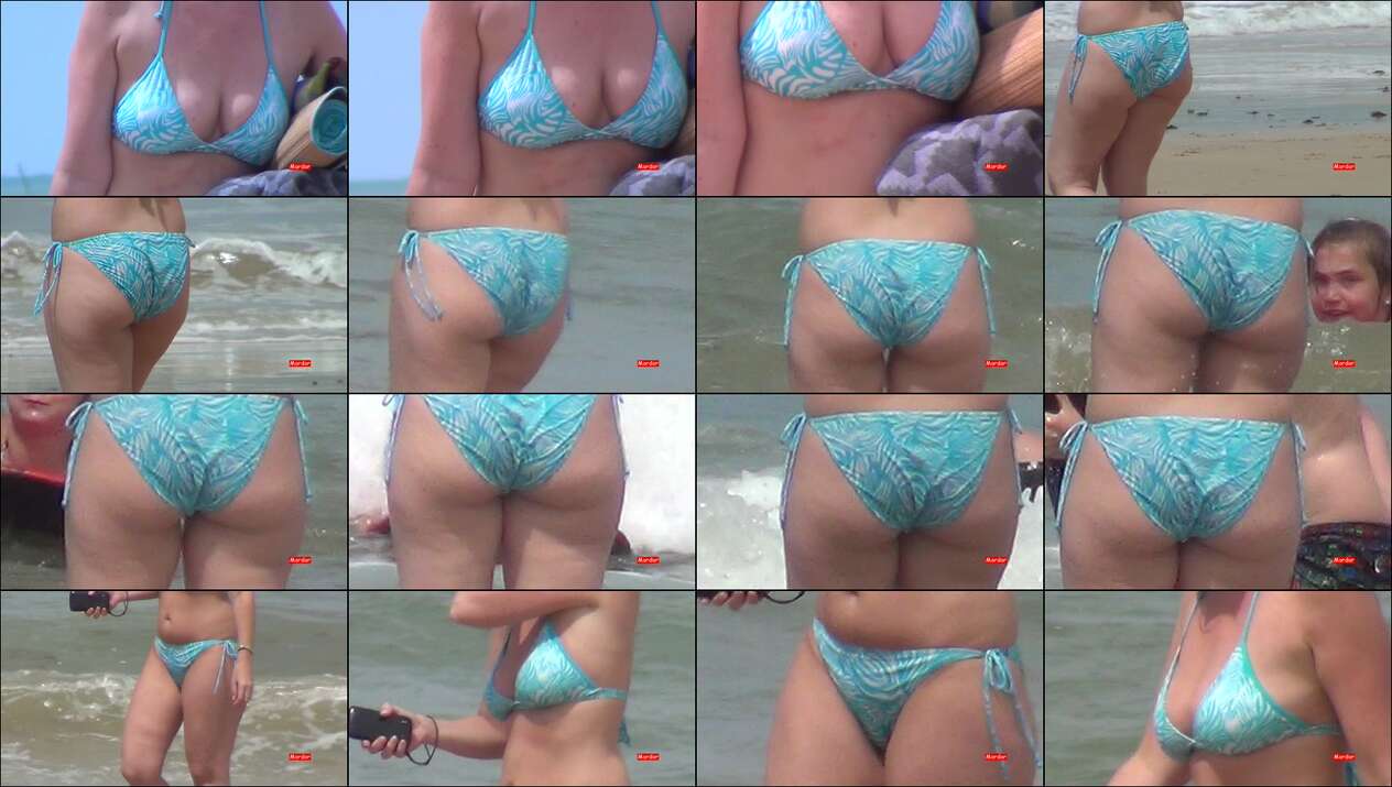 bikini candids videos from toc