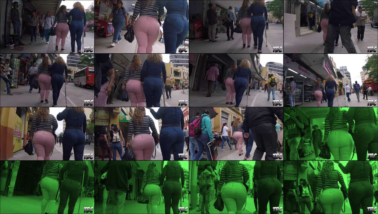 thick butts candid videos