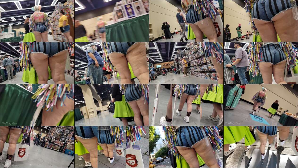 tight shorts girl voyeur